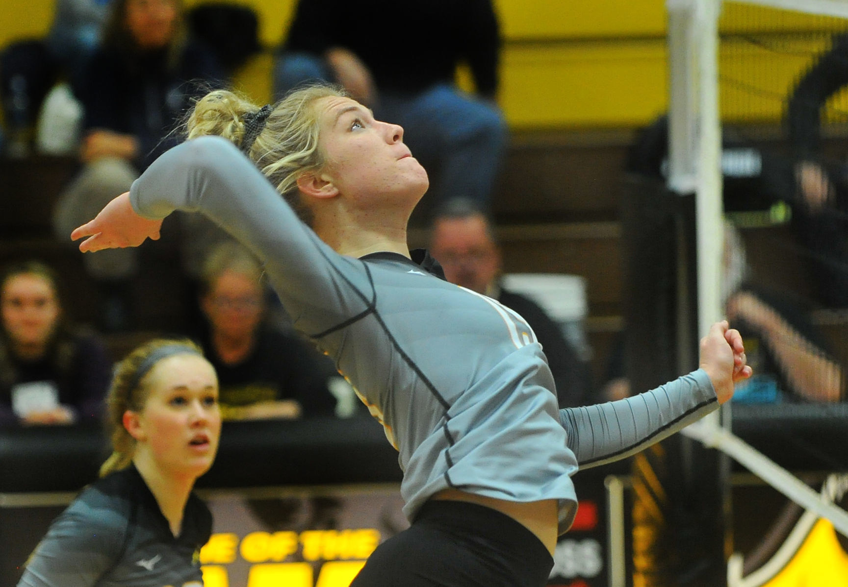 Riverdale vs Bureau Valley Class 2A regional final volleyball.